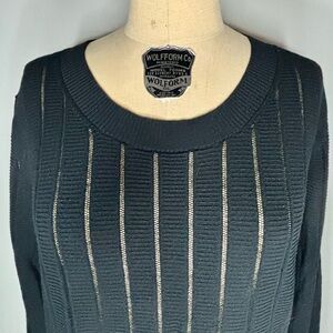 Club Monaco Black Crew Neck Sweater